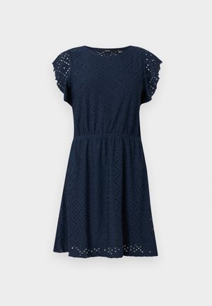 Vero Moda, VMTASSA FRILL SHORT DRESS  - Trikotaažkleit - navy