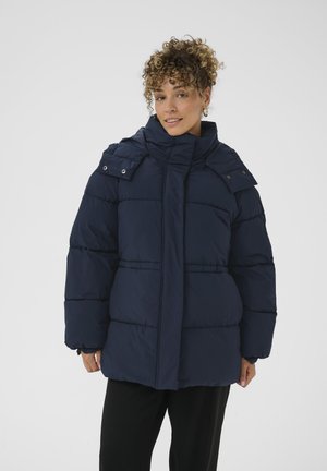 ROMIA PUFFER - Talvemantel - navy blazer