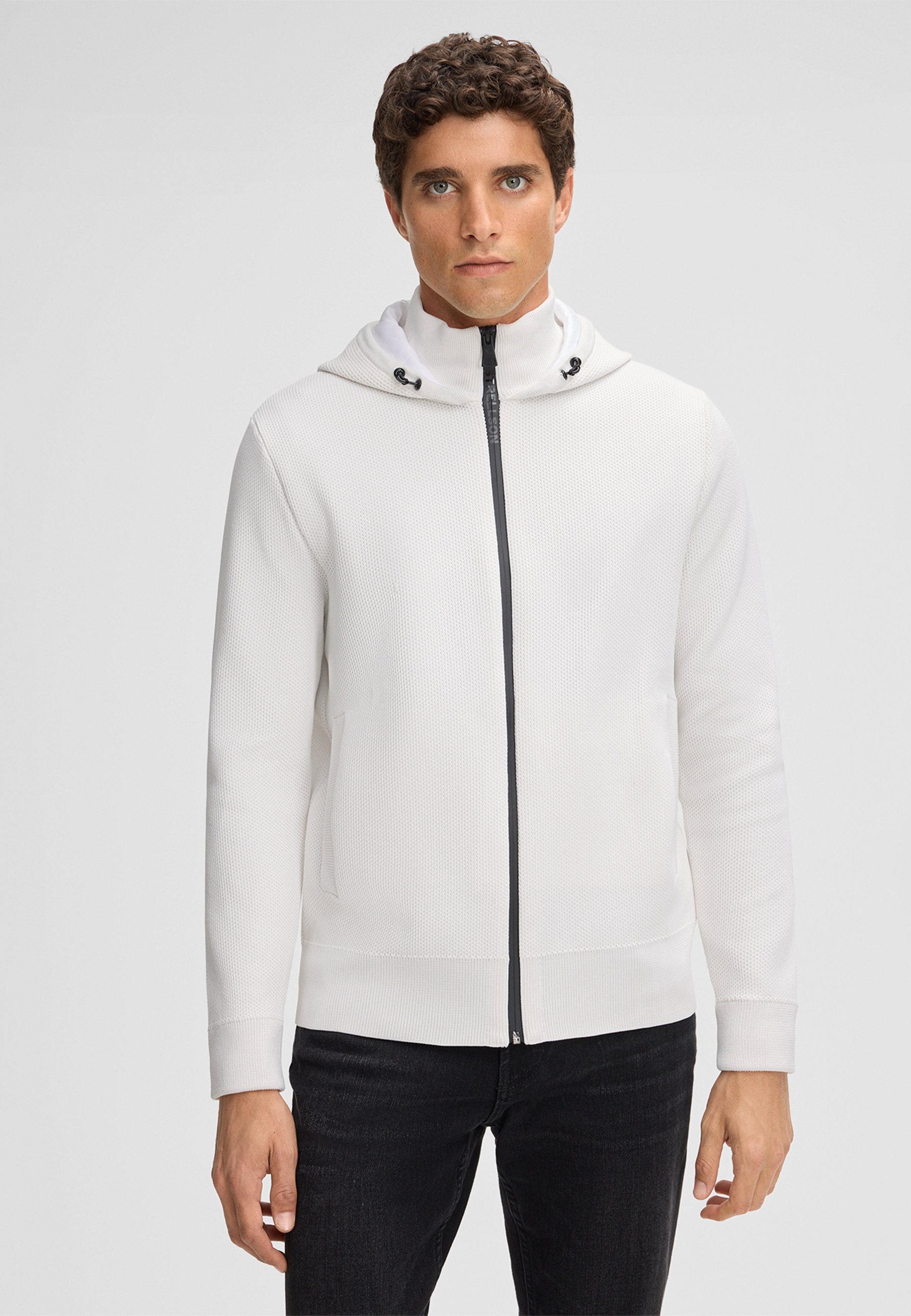 Strellson Zip-up sweatshirt offwhite/off-white Zalando