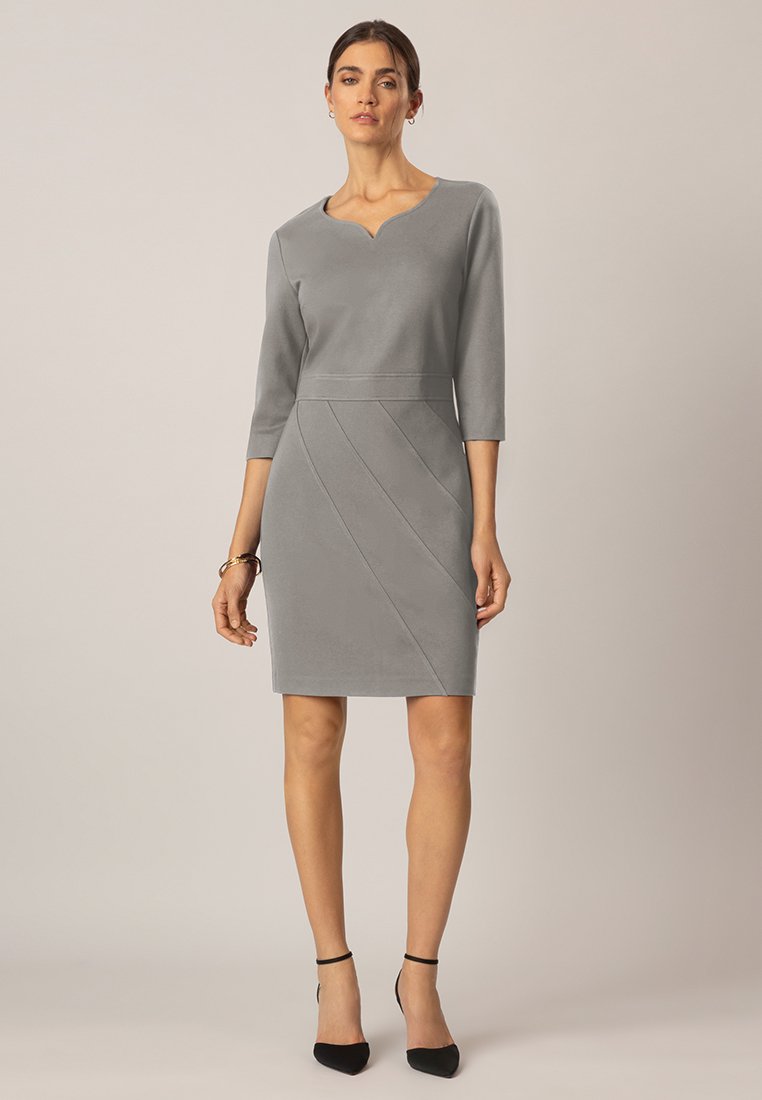 Apart Etui-jurk grijs