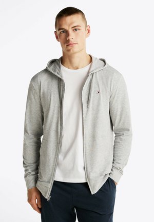 ZIP-THRU LOUNGE HOODY - Maglia del pigiama - light grey heather