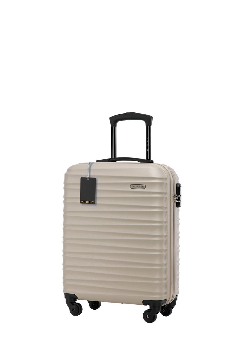 WITTCHEN SMALL SUITCASE WITH LUGGAGE TAG - Bagaglio a mano - beige