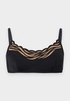 BRALETTE LASERCUT - Haut de bikini - black