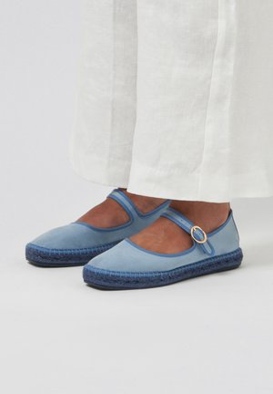CROISETTE - Bailarinas con hebilla - denim vegan suede