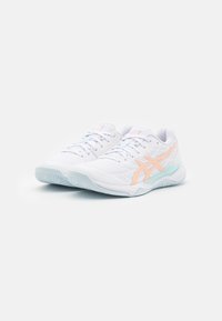 ASICS GEL-TACTIC 12 - Röplabdacipők - white/bright sunstone