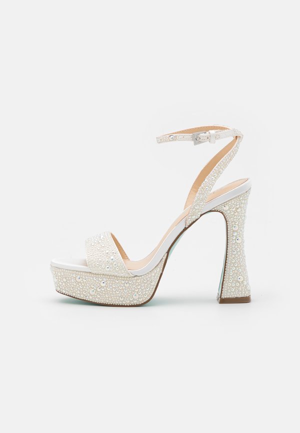 BETH - Platform sandals - pearl3