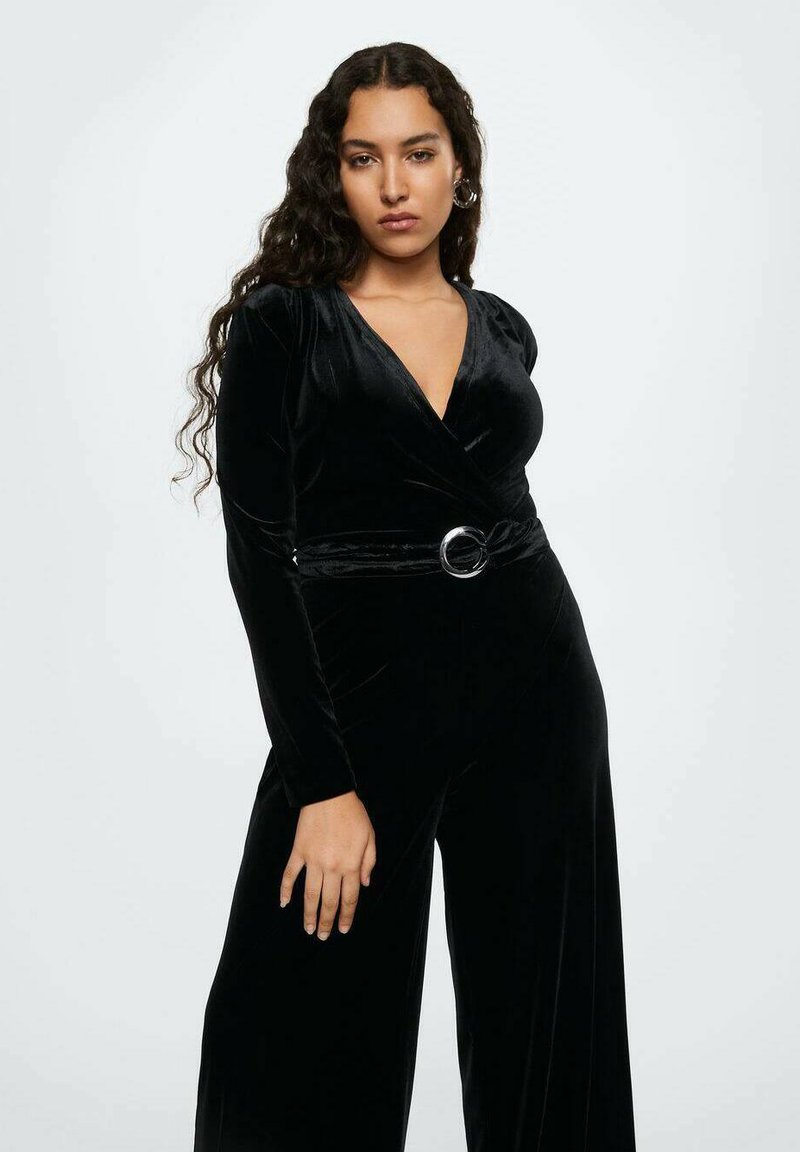 Terciopelo Mujer Mono De Terciopelo De Mango El Mono Largo De