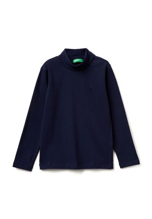 TURTLENECK IN WARM STRETCH - Long sleeved top - blue