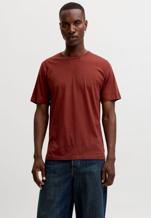 Jack & Jones, JJEORGANIC BASIC TEE SS O-NECK NOOS - T-shirt basique - fired brick