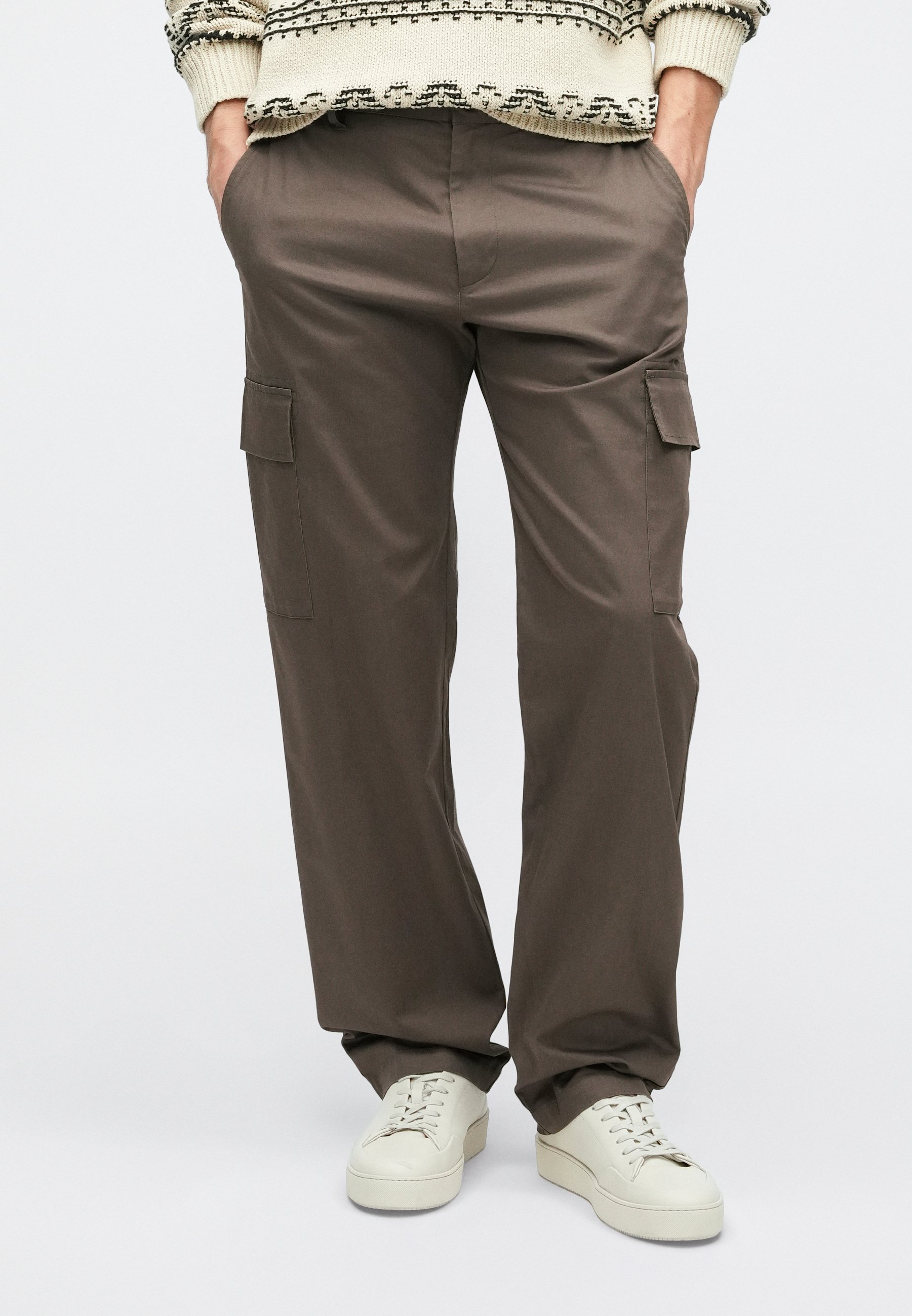 NN.07 MYLO - Cargo trousers - mable husk/brown - Zalando.co.uk