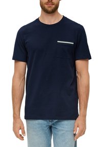 s.Oliver Jednoduché tričko - navy