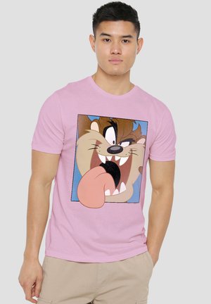 Cotton Soul, LOONEY TUNES TAZ CLOSEUP - Print T-shirt - pink