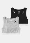 TEENS 2 PACK - Bustier - hellgrau melange