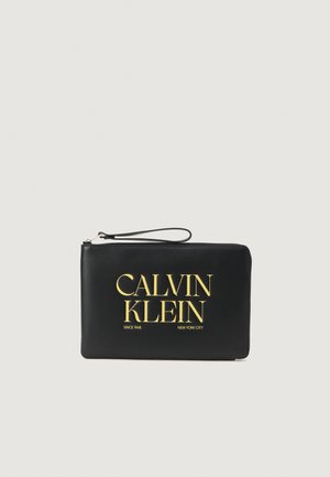 GRAPHIC WRISTLET POUCH - Geantă plic - black