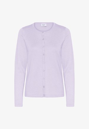 Saint Tropez, A8661, MILASZ R-NECK CARDIGAN - Gilet - misty lilac