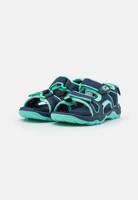 Jack Wolfskin TARACO BEACH UNISEX - Sandálias de caminhada - blue/green