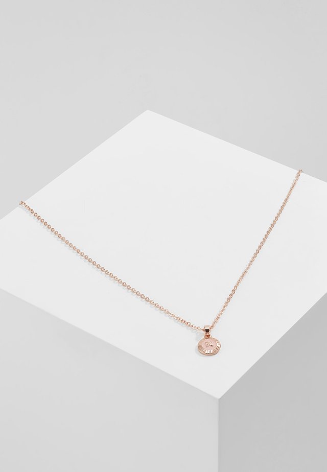 ELVINA MINI BUTTON - Halskette - rose gold-coloured/baby pink