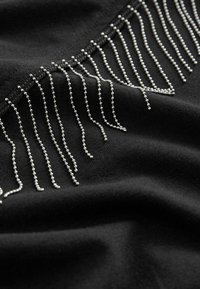 Next EMBELLISHED WESTERN COWBOY FRINGE REGULAR FIT - Navadna majica - black