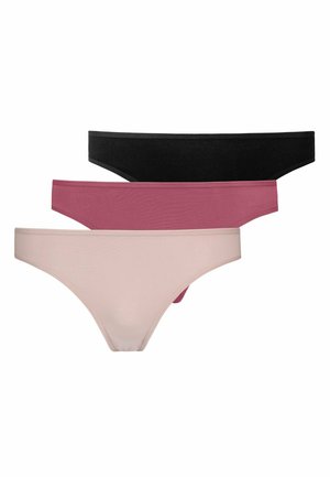3 PACK - STRING - String - apricot/mauve/schwarz