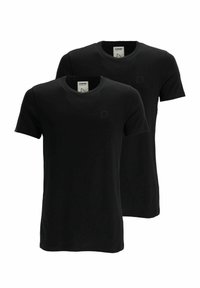 BASE-B 2 PACK - Navadna majica - black