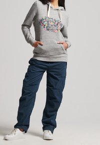 Superdry & Co Mikina s kapucí - mottled grey