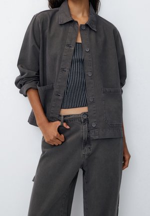 Veste en jean - dark grey