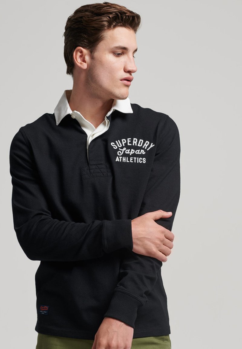Superdry VINTAGE APPLIQUE Poloshirt black/zwart Zalando.nl