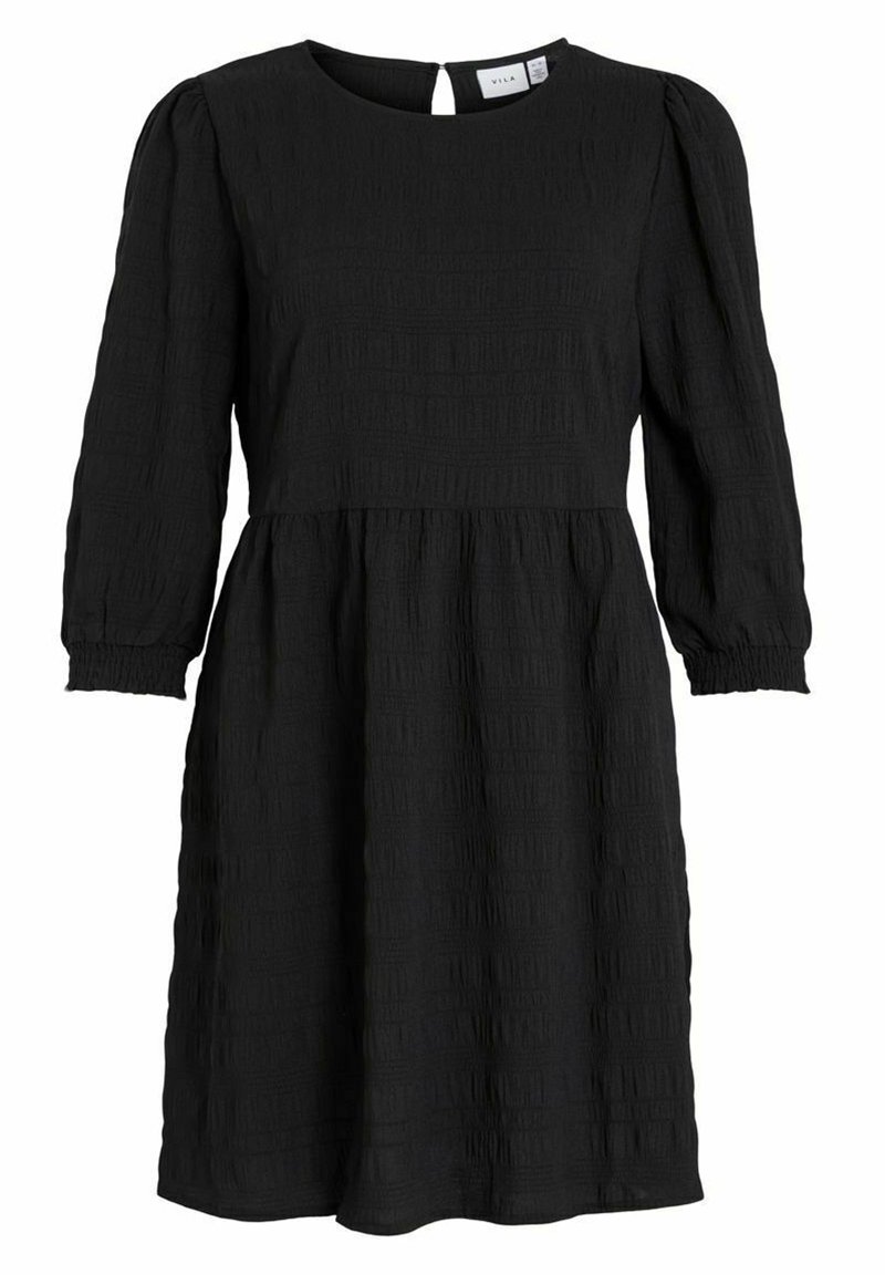 Damen Freizeitkleider | Vila 3/4-ARM Freizeitkleid black/schwarz - LG12920 Damen Freizeitkleider | Vila 3/4-ARM Freizeitkleid black/schwarz - LG12920