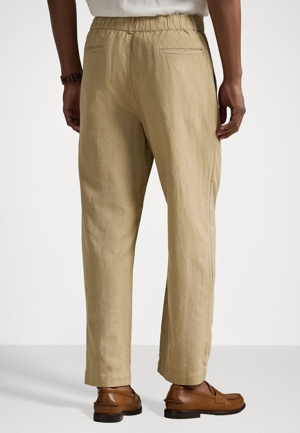 COTTON LINEN PREPSTER EASY PANT - Chinos - coastal beige2