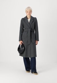 YAS YASKILIVA COAT - Klasikinis paltas - medium grey