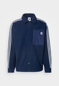 adidas Originals ADICOLOR POLAR FLEECE - Fleecová bunda - night indigo