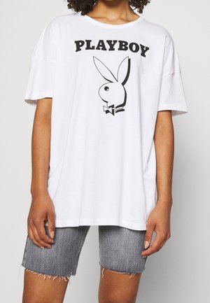 T-shirt print - white