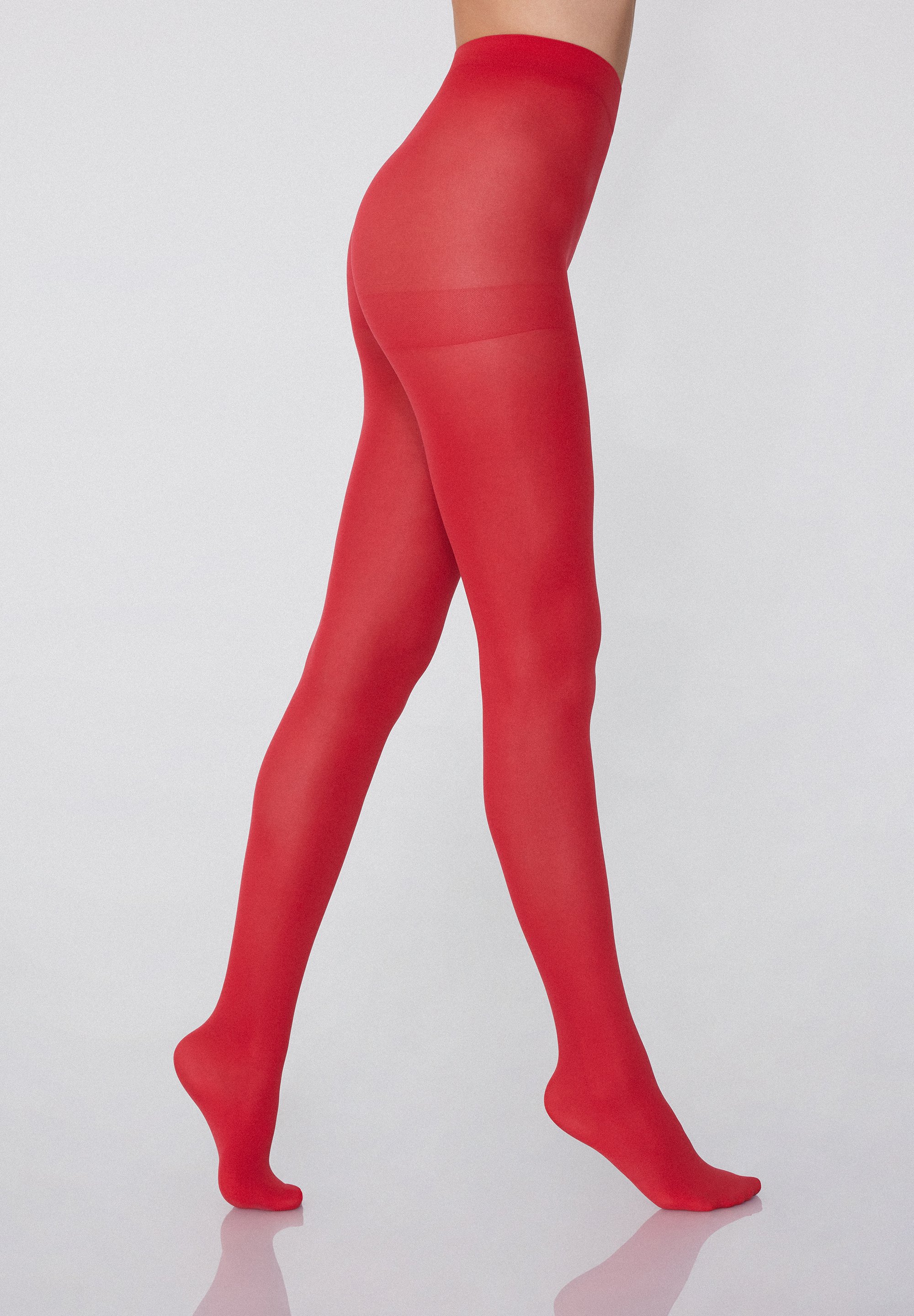 Tezenis 50 DENIER Collant rot rosso inverno/rosso screziato