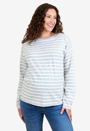 STRIPE MATERNITY - Bluză cu mânecă lungă - grey