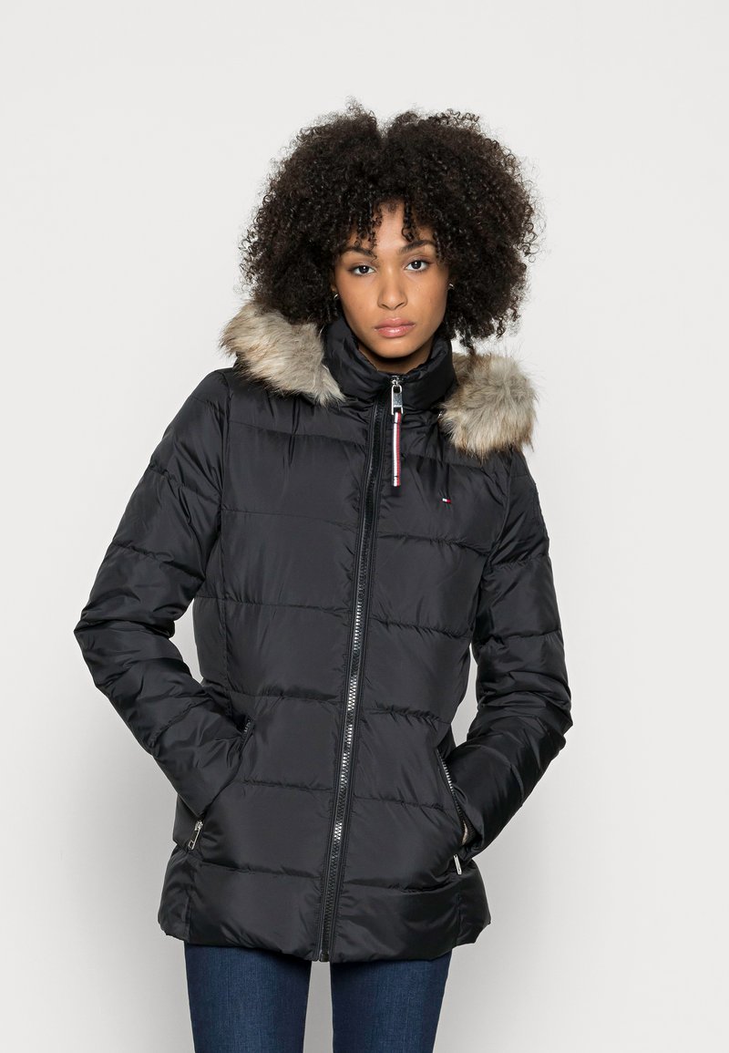 Tommy Hilfiger BAFFLE JACKET Down coat black Zalando.ie
