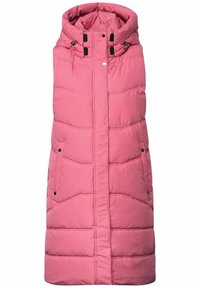 Street One LANGE STEPP Weste pink/pink meliert Zalando