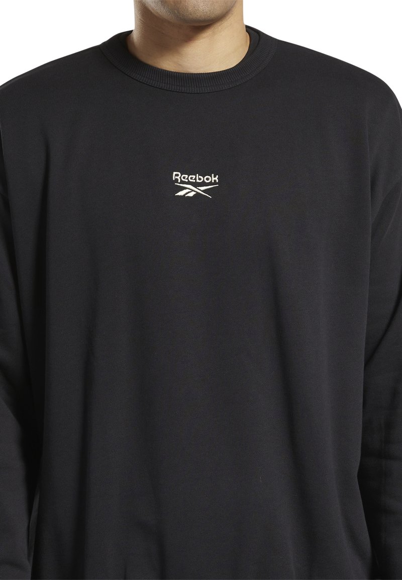 Herren Kapuzenpullover | Reebok Classic CL SV CREW Sweatshirt black/schwarz - FM12421 Herren Kapuzenpullover | Reebok Classic CL SV CREW Sweatshirt black/schwarz - FM12421