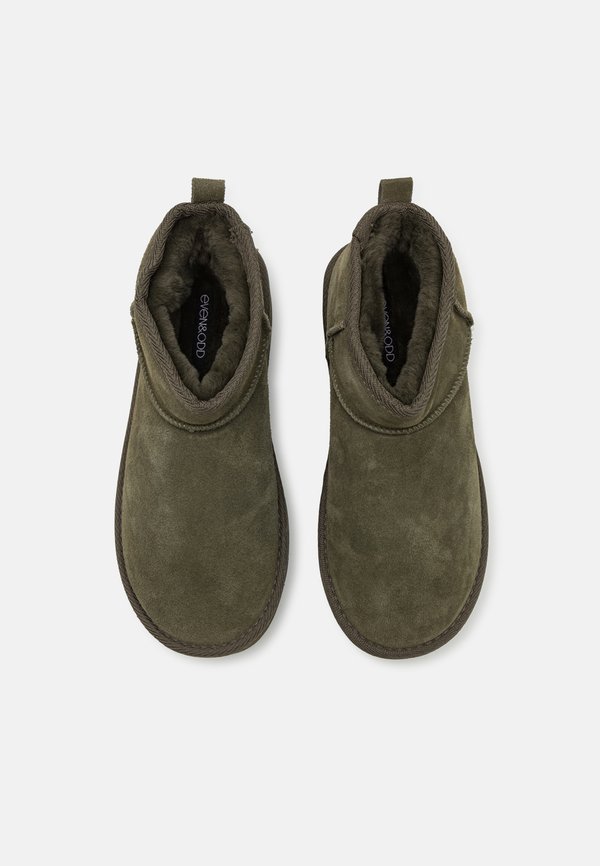 LEATHER  - Ankle boots - khaki4