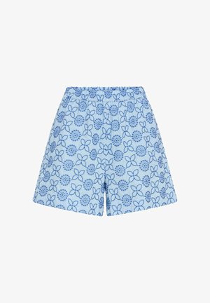 ICHI, IHGIVI SHO - Shorts - blue flower embro