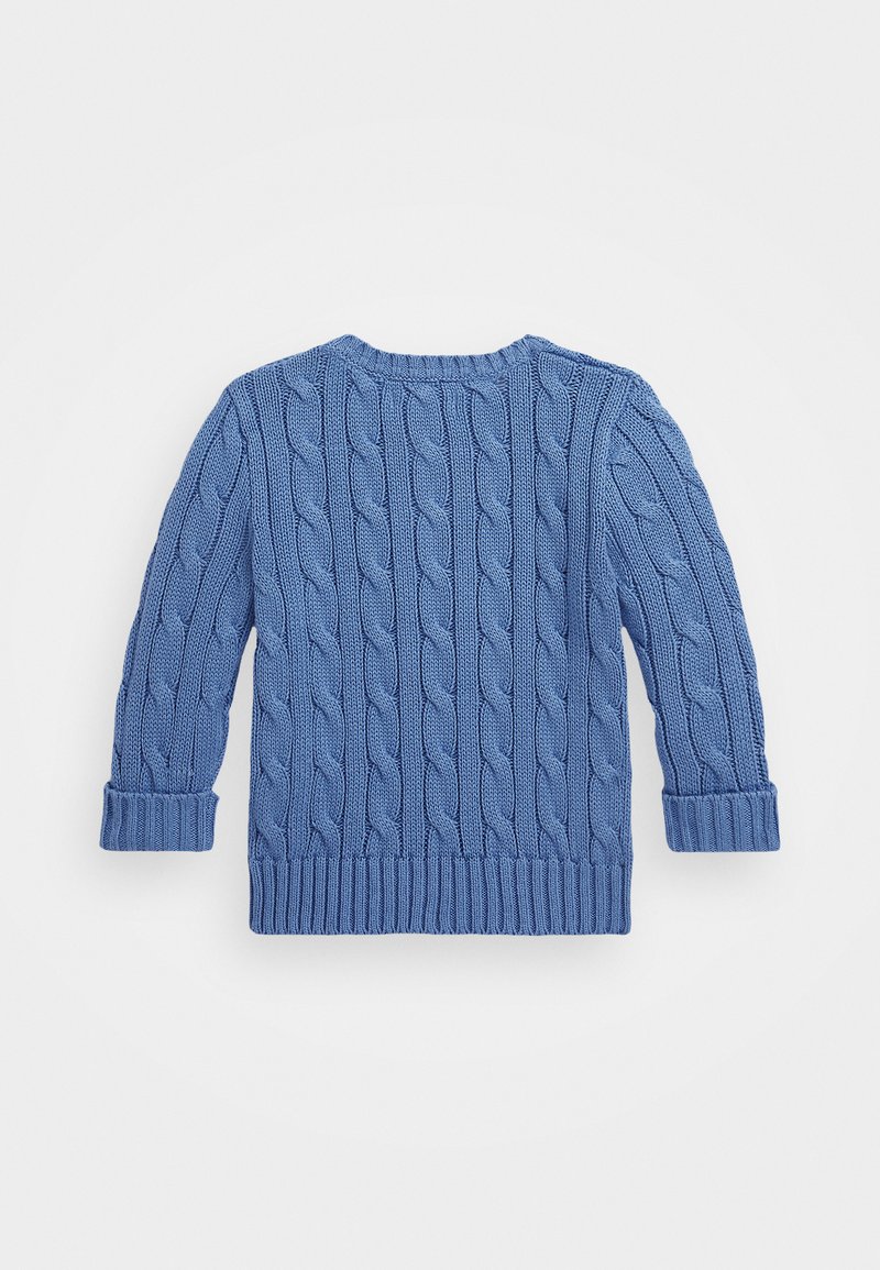 Knit Cotton Sweater Baby Blue Cable Knit Sweater Polo Ralph - Main Image