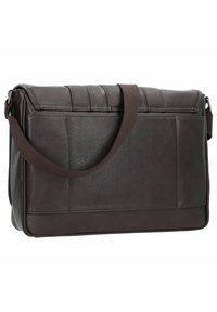 Ted Baker HOUSE CHECK MESSENGER  - Notebooktasche - brn choc