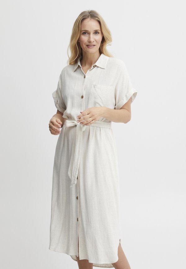 FRAtel - Shirt dress - birch melange