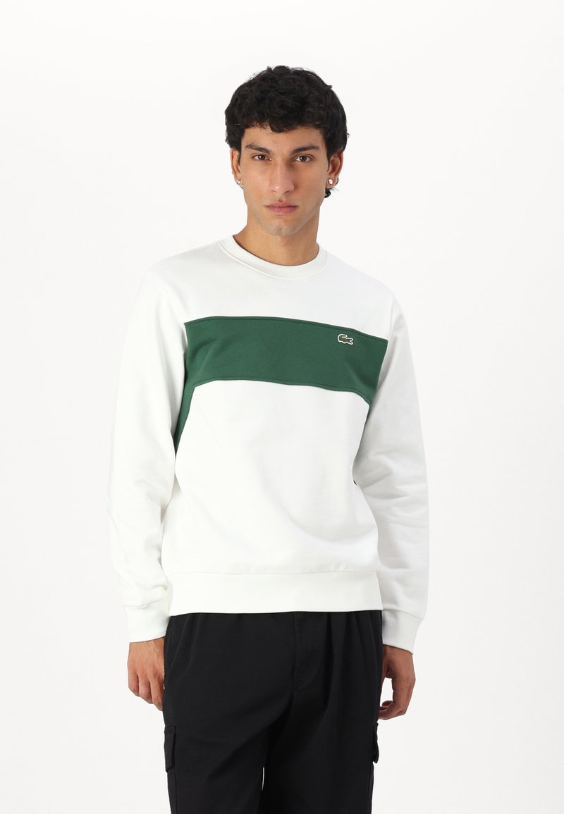 Lacoste Felpa - flour/green