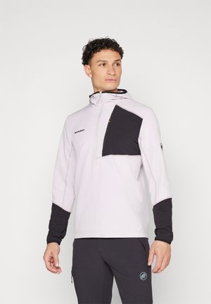 MADRIS LIGHT HALF ZIP HOODY MEN - Veste coupe-vent - alpine calamint/black