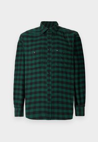CHECK SHIRT - Shirt - ornamental green