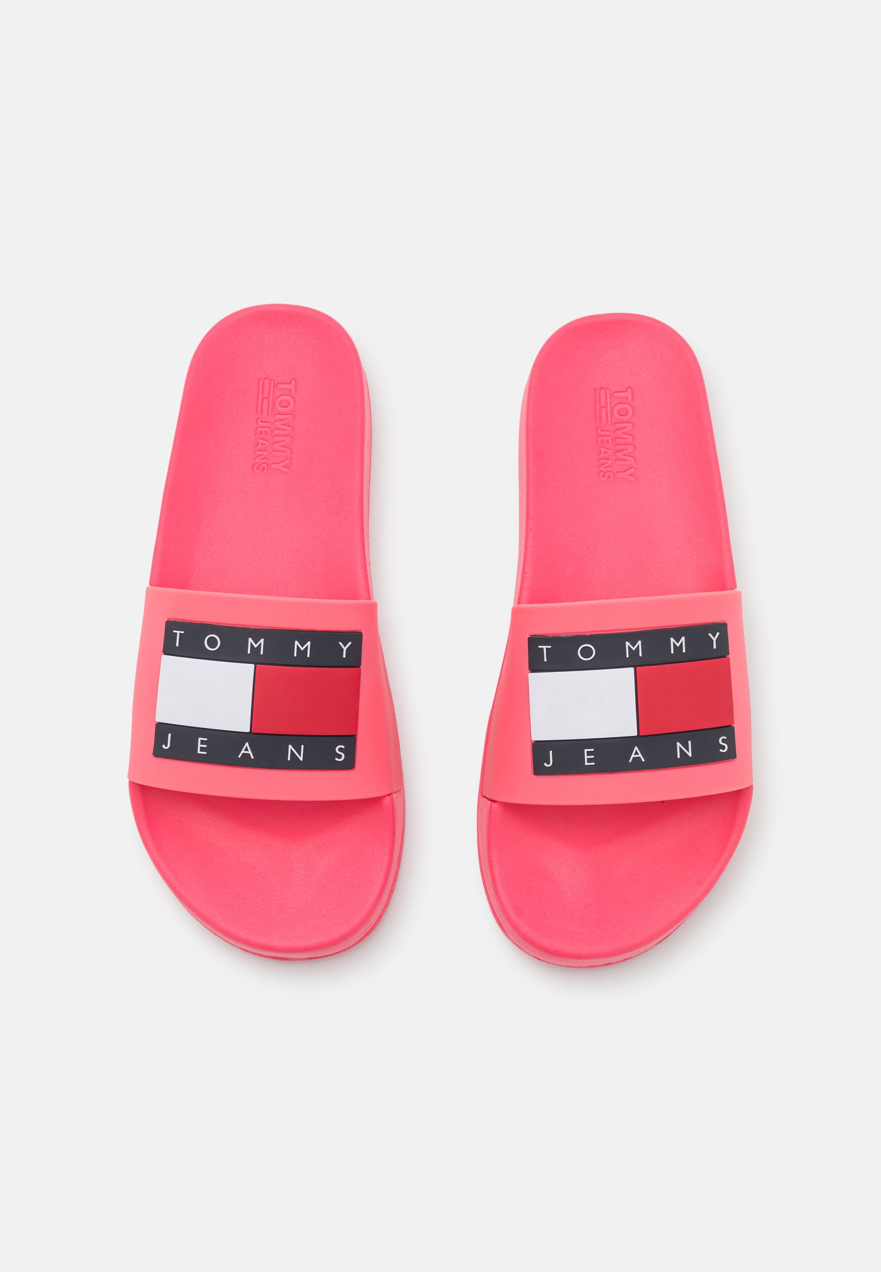 Tommy Jeans FLAG POOL SLIDE - Chanclas de baño - garden rose/rosa - Zalando .es