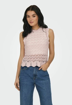 JDY JDYSUN - Stickad tröja - chalk pink