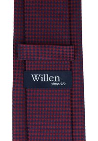 WILLEN UNI BI-COLOR - Tie - dunkelhimbeere