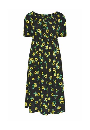 Yours Clothing, MIDI DRESSES - DRESS - Hverdagskjole - jet black