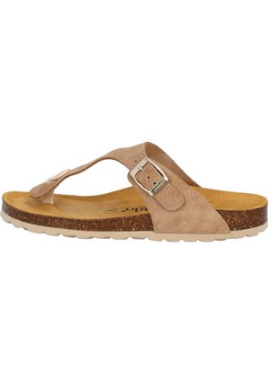 KOS  - T-bar sandals - beige